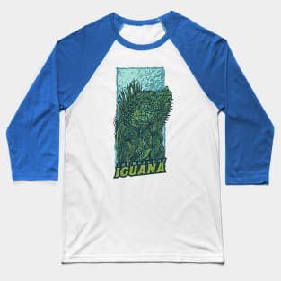 iguana hand drawn vintage Baseball T-Shirt